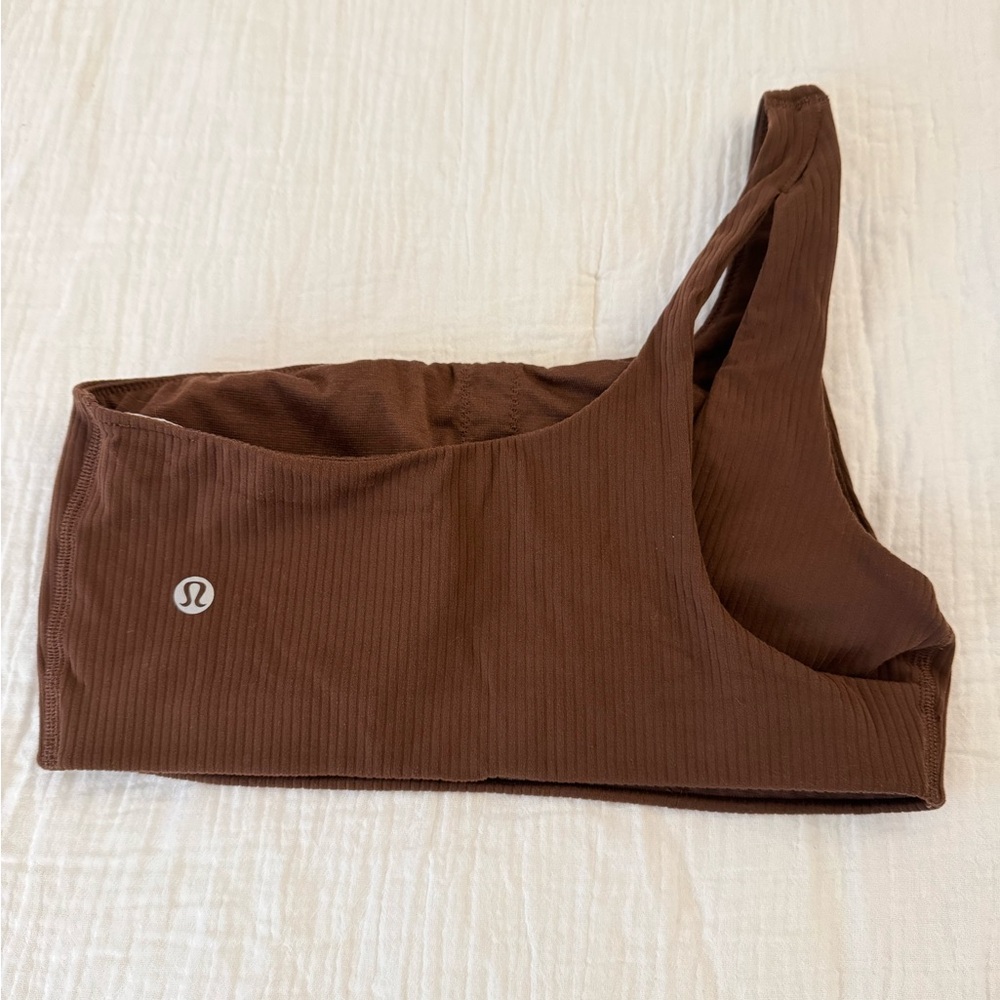 Lululemon one shoulder sports bra